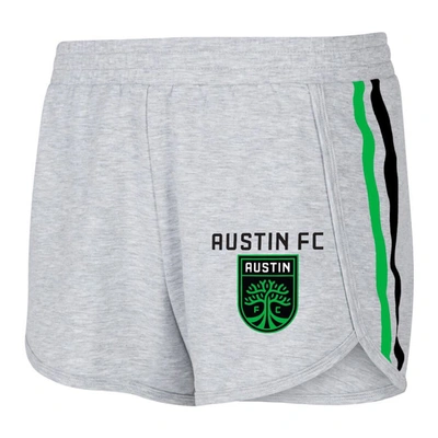 Shop Concepts Sport Gray Austin Fc Cedar Tri-blend Shorts