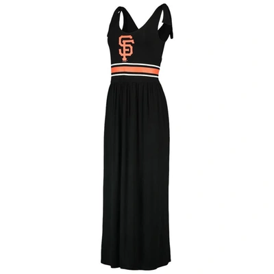 Shop G-iii 4her By Carl Banks Black San Francisco Giants Game Over Maxi Dress