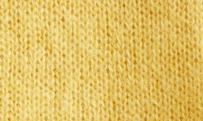 Shop Bode Alpine Tie Neck Sweater In Yellow
