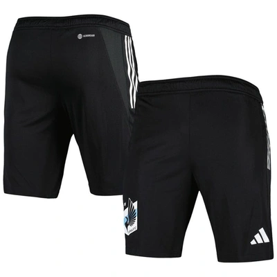 Shop Adidas Originals Adidas Black Minnesota United Fc 2023 On-field Aeroready Training Shorts