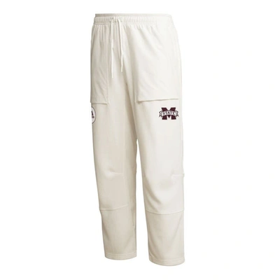 Shop Adidas Originals Adidas Cream Mississippi State Bulldogs Zero Dye Aeroready Pants