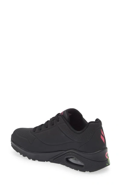 Shop Skechers Uno Highlight Love Sneaker In Black/ Multi