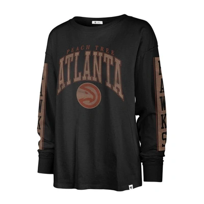 Shop 47 ' Black Atlanta Hawks City Edition Soa Long Sleeve T-shirt