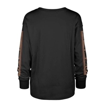 Shop 47 ' Black Atlanta Hawks City Edition Soa Long Sleeve T-shirt