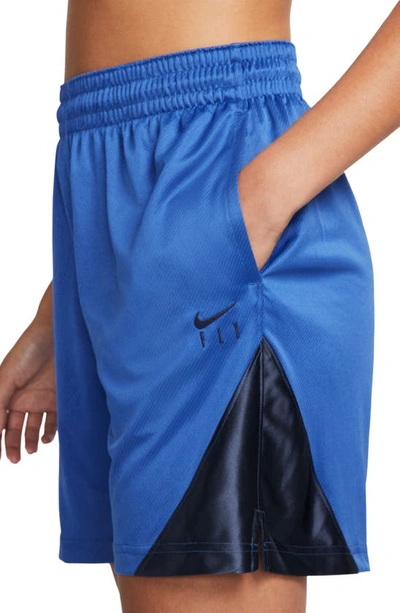 Shop Nike Dri-fit Isofly Basketball Shorts In Game Royal/ Midnight Navy