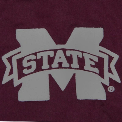 Shop Spirit Jersey Maroon Mississippi State Bulldogs  Oversized T-shirt