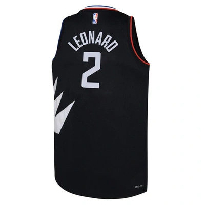 Shop Jordan Brand Youth  Kawhi Leonard Black La Clippers Swingman Jersey