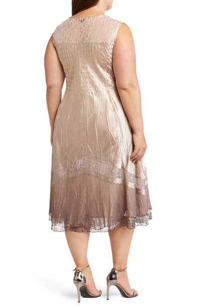 Komarov Embellished Dress & Jacket In Beach Cafe