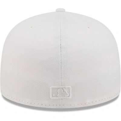 Shop New Era Chicago Cubs White On White 59fifty Fitted Hat