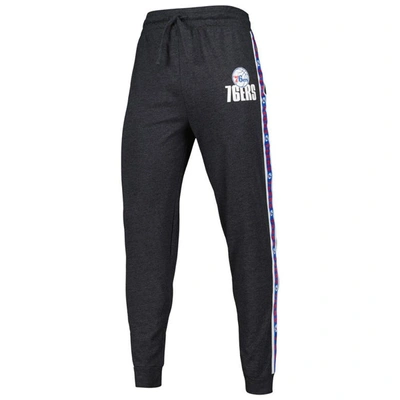 Shop Concepts Sport Charcoal Philadelphia 76ers Team Stripe Jogger Pants