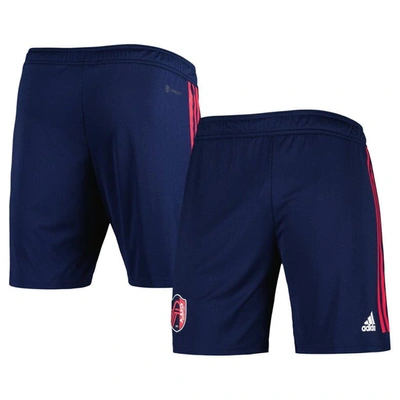 Shop Adidas Originals Adidas Navy St. Louis City Sc 2023 Away Aeroready Authentic Shorts