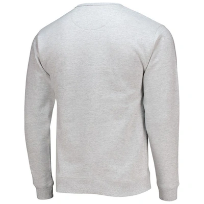 Shop League Collegiate Wear Heathered Gray Auburn Tigers Upperclassman Pocket Pullover Sweatshirt In Heather Gray