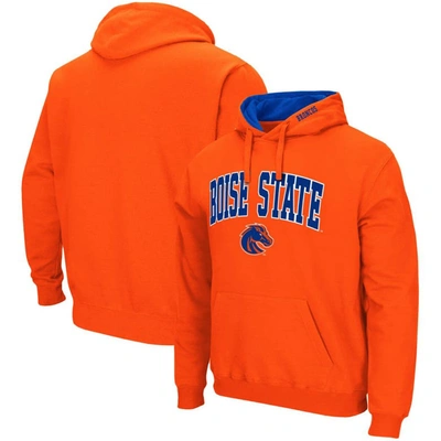 Shop Colosseum Orange Boise State Broncos Arch & Logo 3.0 Pullover Hoodie