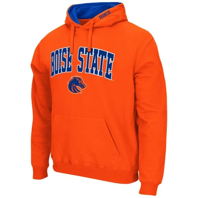 Shop Colosseum Orange Boise State Broncos Arch & Logo 3.0 Pullover Hoodie