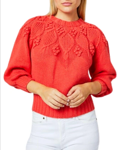 Shop Ann Mashburn Lacey Sweater In Orange