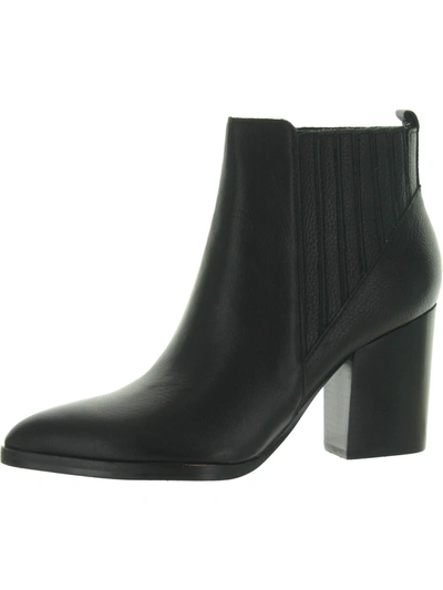Shop Marc Fisher Ltd Womens Leather Pointed Toe Chelsea Boots In Black