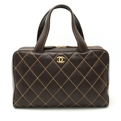 Pre-owned Chanel - Leather Shopper Bag () In Brown
