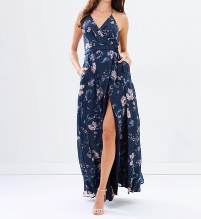 Shop The Jetset Diaries Iman Floral Maxi Dress In Blue Floral