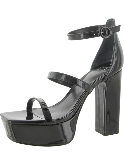 Shop Marc Fisher Ltd Frita Womens Strappy Dressy Platform Sandals In Black