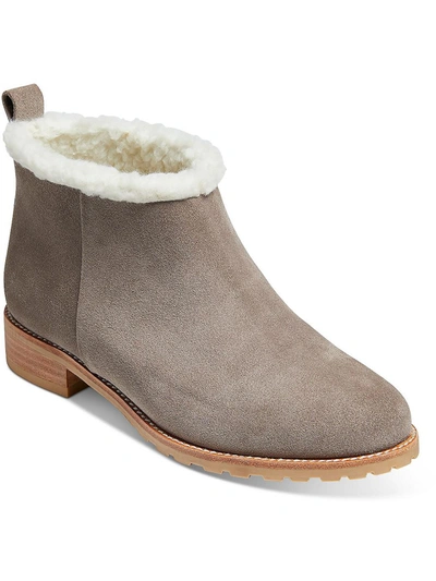 Shop Jack Rogers Sienna Womens Suede Water Resistant Booties In Grey