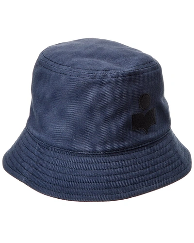 Shop Isabel Marant Haley Bucket Hat In Blue