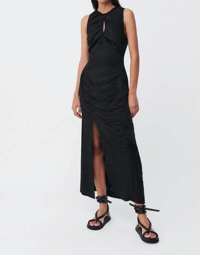 Shop Suboo Roy Cross Front Sleeveless Dress In Black