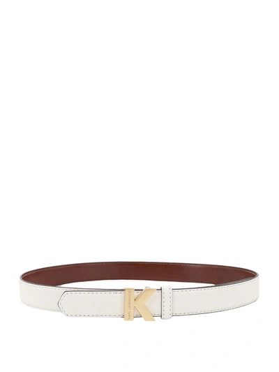 Shop Karl Lagerfeld Leather Belt