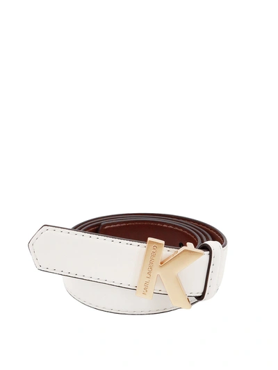 Shop Karl Lagerfeld Leather Belt