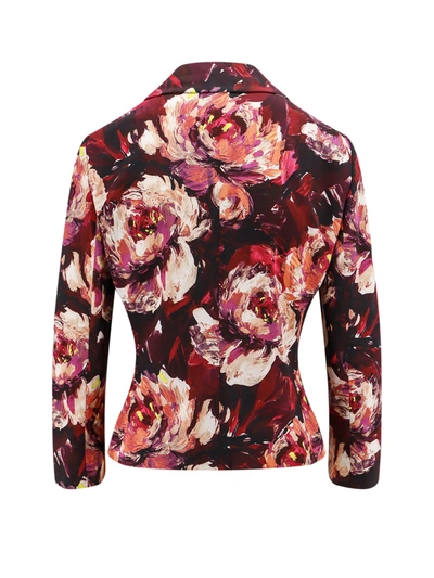 Shop Dolce & Gabbana Cady  Blazer With Peonie Flower Print
