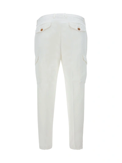 Shop Brunello Cucinelli Cotton Cargo Trouser With Zip At The Bottom