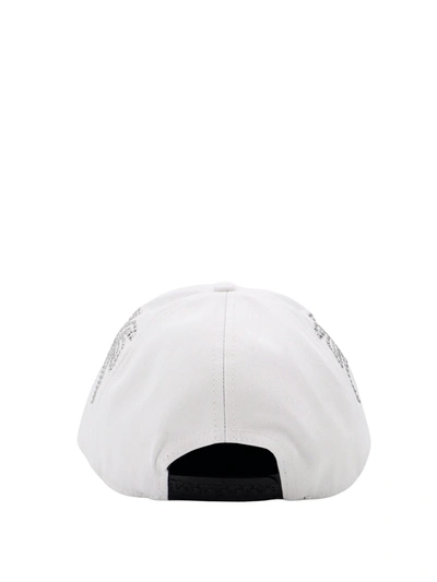 Shop Palm Angels Cotton Hat With Strass Details