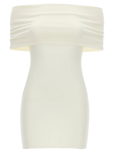 Shop Wardrobe Nyc Off Shoulders Mini Dress Dresses White