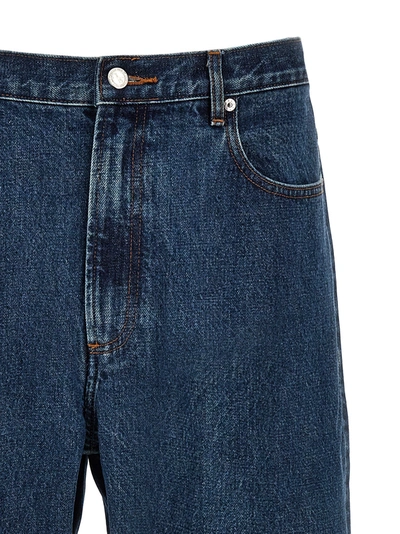 Shop Apc Relaxed Jeans Blue