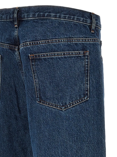 Shop Apc Relaxed Jeans Blue