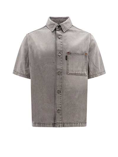 Shop Haikure Cotton Shirt With Logoed Label