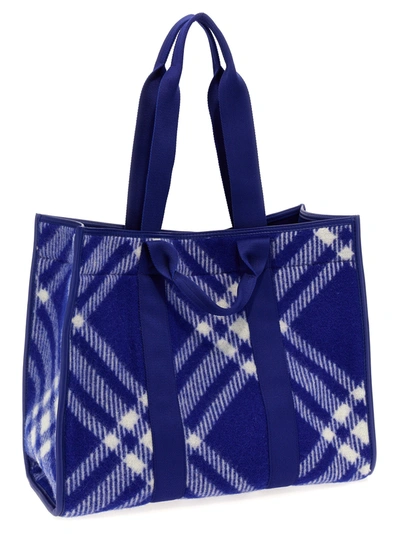 Shop Burberry Shopping Check Lifestyle Blue
