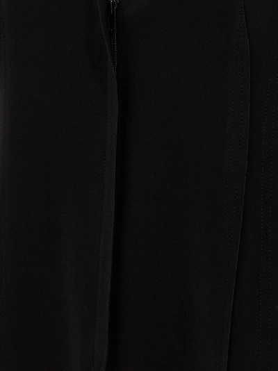 Shop Norma Kamali Stretch Fabric Vest Gilet Black