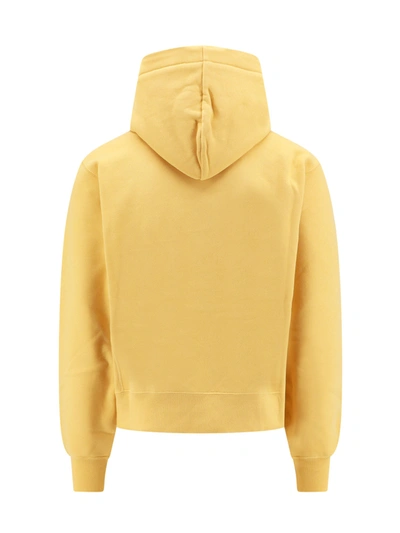 Shop Saint Laurent Biologic Cotton Oversize Sweatshirt With Embroidered Logo