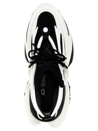 Shop Balmain Unicorn Sneakers White/black
