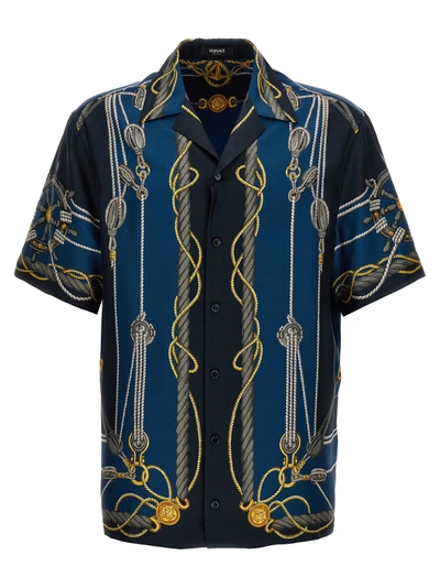Shop Versace Nautical Shirt, Blouse Multicolor