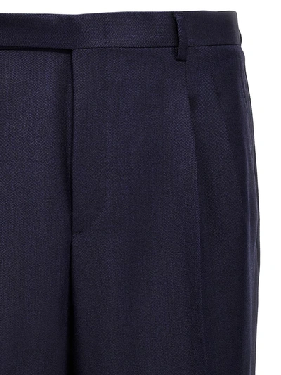 Shop Brioni 'capri' Pants In Blue