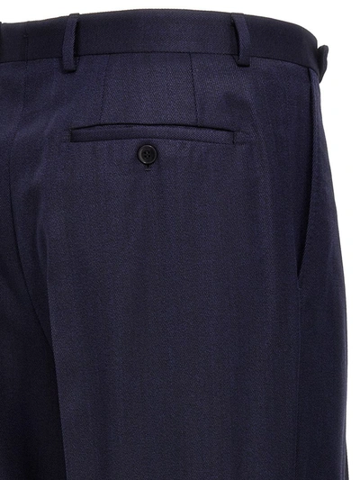 Shop Brioni 'capri' Pants In Blue