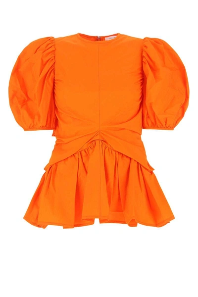 Shop Cecilie Bahnsen Shirts In Orange