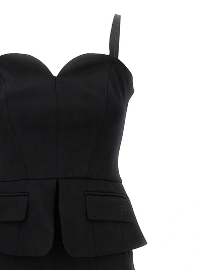 Shop Karl Lagerfeld 'evening' Jumpsuit In Black