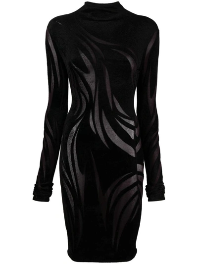 Shop Mugler Dresses In Black