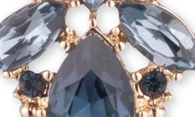 Shop Marchesa Crystal Drop Earrings In Gold/ Montana
