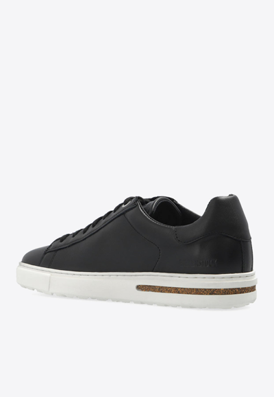 Shop Birkenstock Bend Low Leather Low-top Sneakers In Black