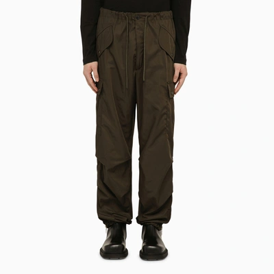 Shop Dries Van Noten | Pentin Cargo Trousers Khaki In Brown