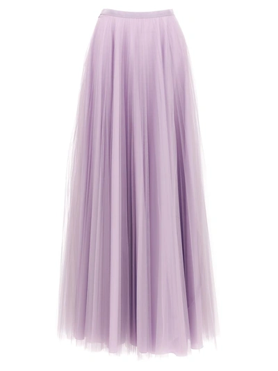 Shop 19:13 Dresscode Long Tulle Skirt In Purple