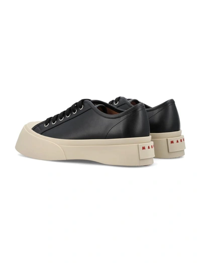 Shop Marni Pablo Lace-up Woman's Sneakers In Nero